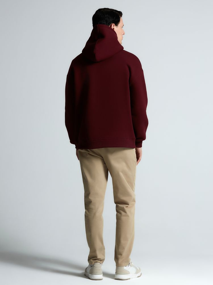 Худи Kulonga Oversize, бордовое — изображение 10