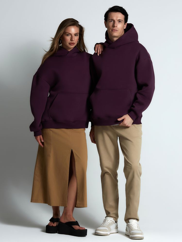 Худи Kulonga Oversize, фиолетовое — изображение 16