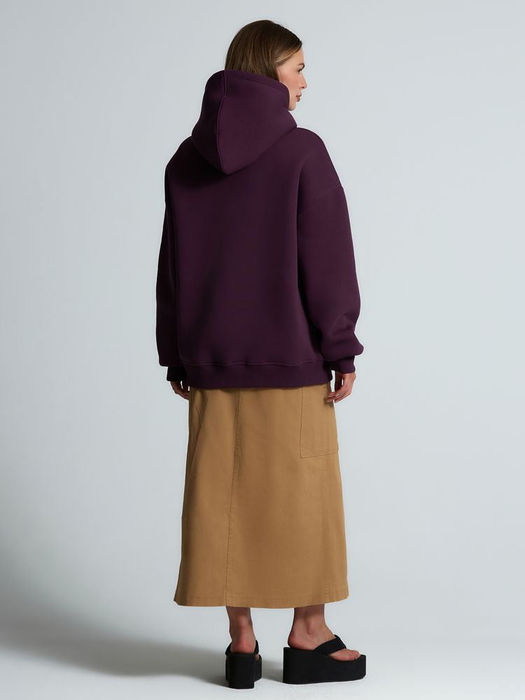 Худи Kulonga Oversize, фиолетовое — изображение 10