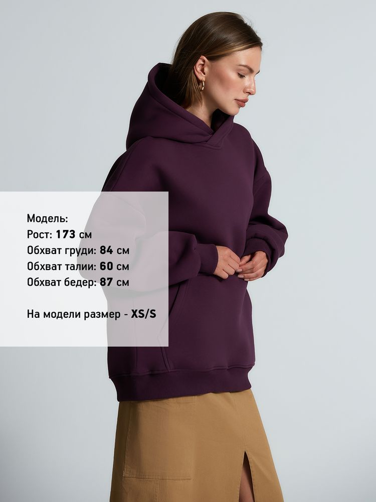 Худи Kulonga Oversize, фиолетовое — изображение 6