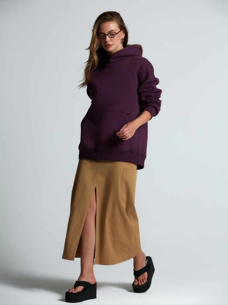 Худи Kulonga Oversize, фиолетовое — изображение 8