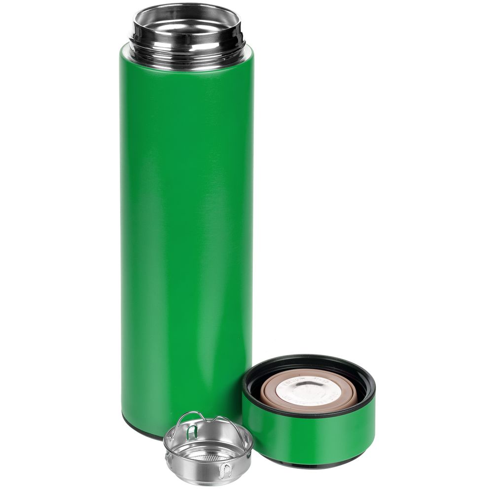 Смарт-бутылка с заменяемой батарейкой Long Therm, зеленая — изображение 3