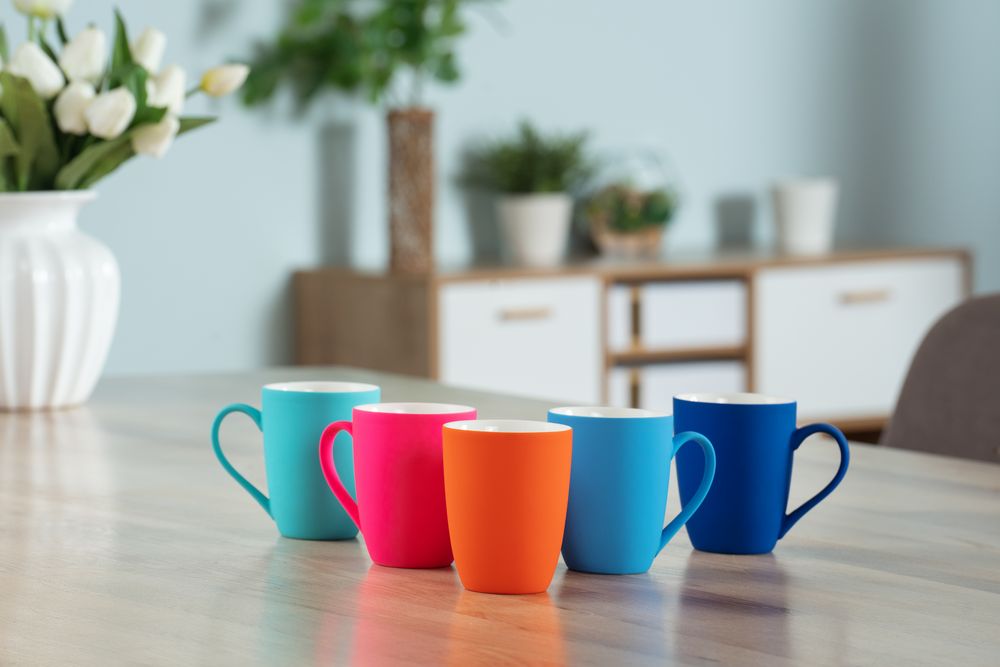 Кружка Good Morning с покрытием софт-тач, оранжевая — изображение 5