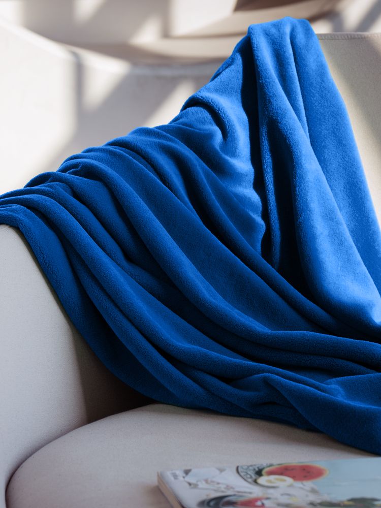 Плед Plush, синий — изображение 7