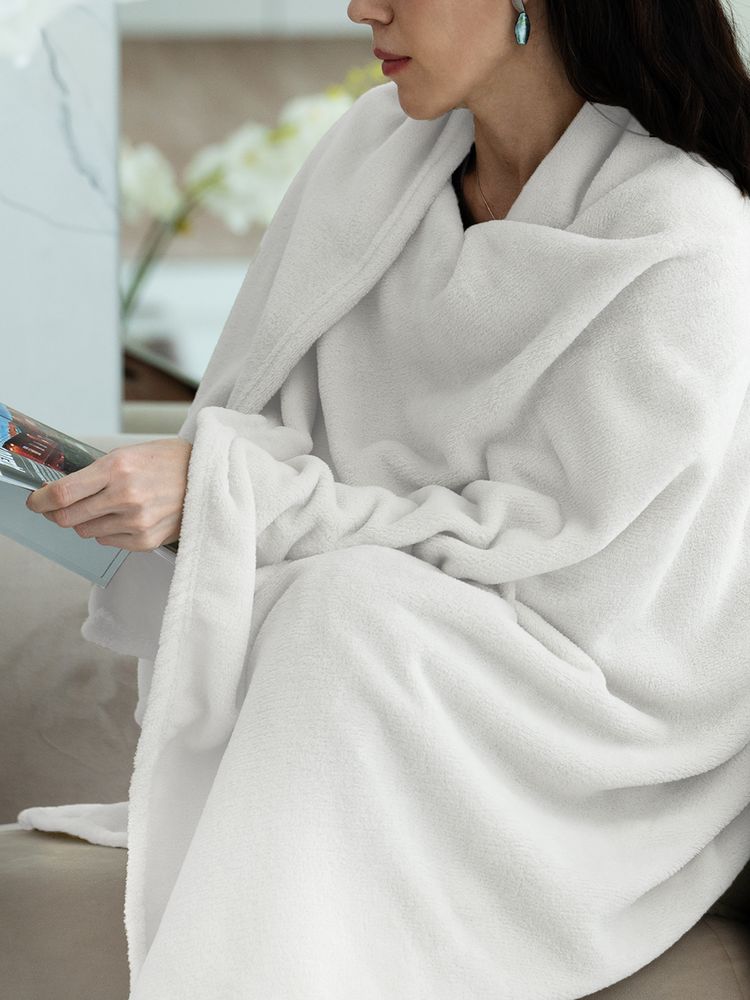 Плед Plush, белый — изображение 6