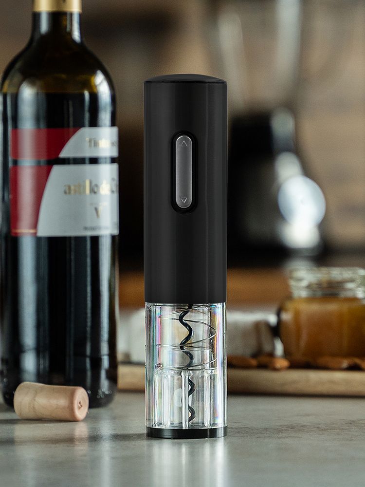 Электрический штопор с ножом для фольги Wine Diesel, черный — изображение 8