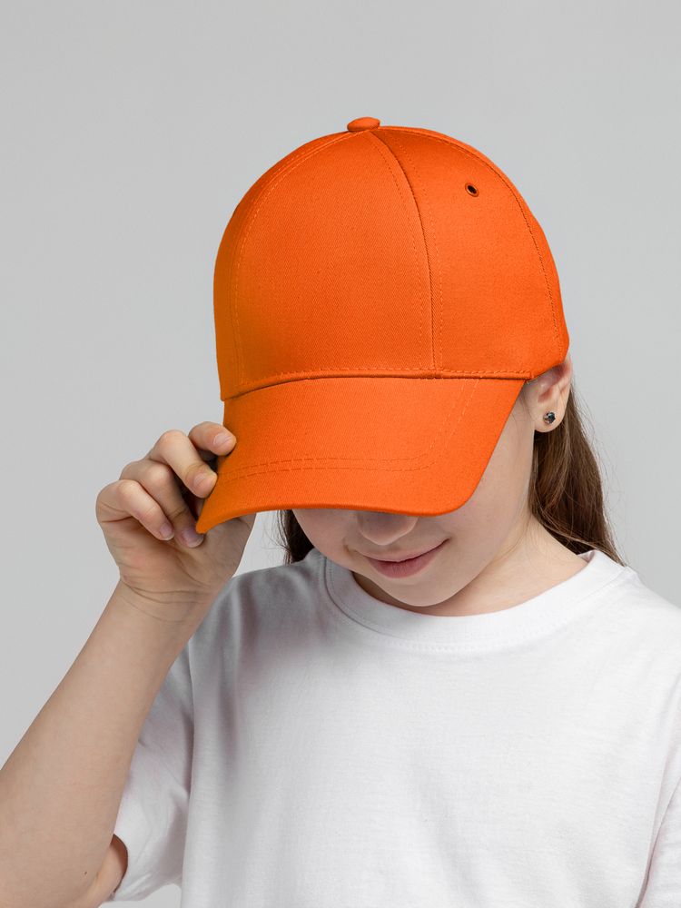 Бейсболка детская Capture Kids, оранжевая — изображение 5