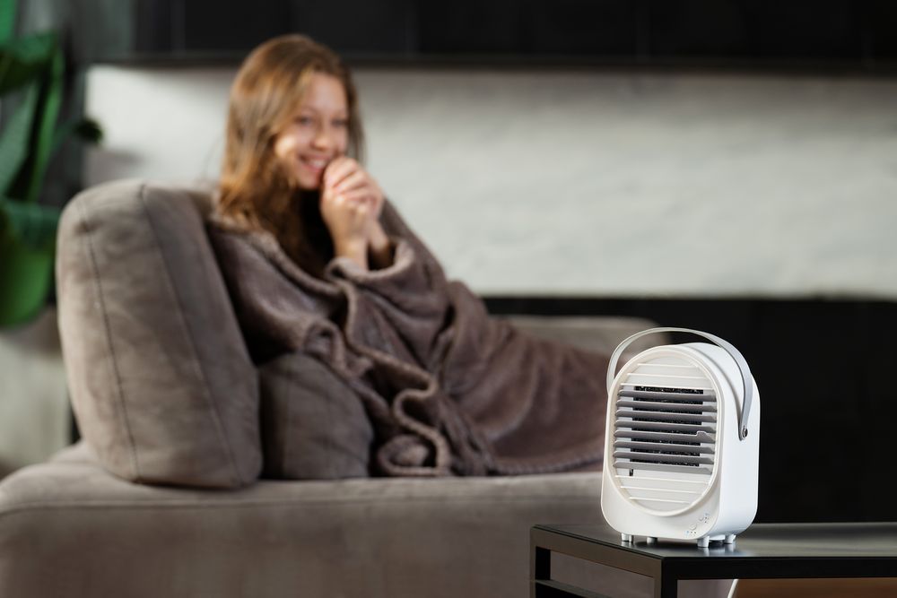 Обогреватель с функцией вентилятора airTune, белый — изображение 13