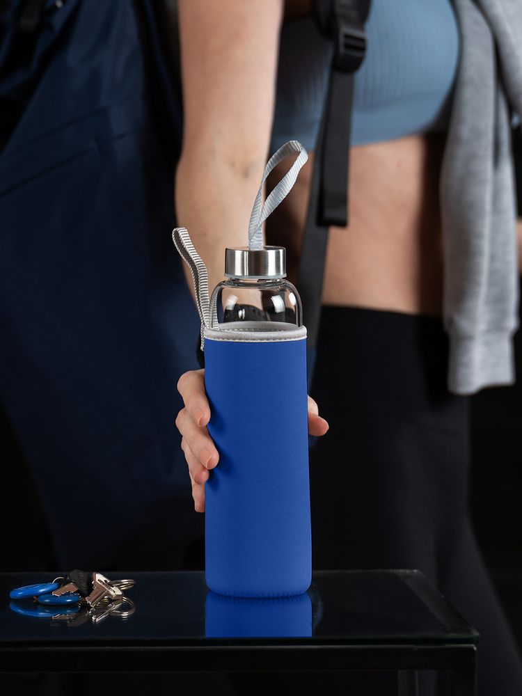 Бутылка для воды Sleeve Ace, синяя — изображение 8