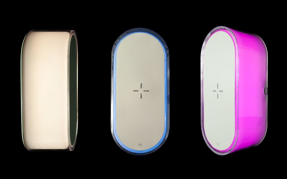 Станция беспроводной зарядки с подсветкой Laconic, белая — изображение 14