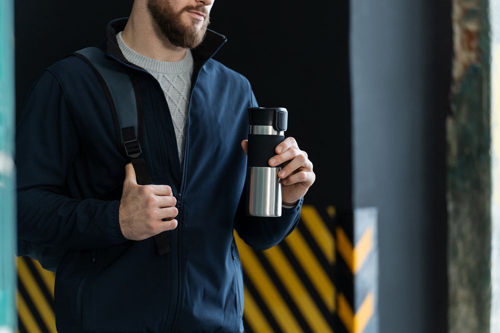 Термостакан Tralee XL, серебристый — изображение 10