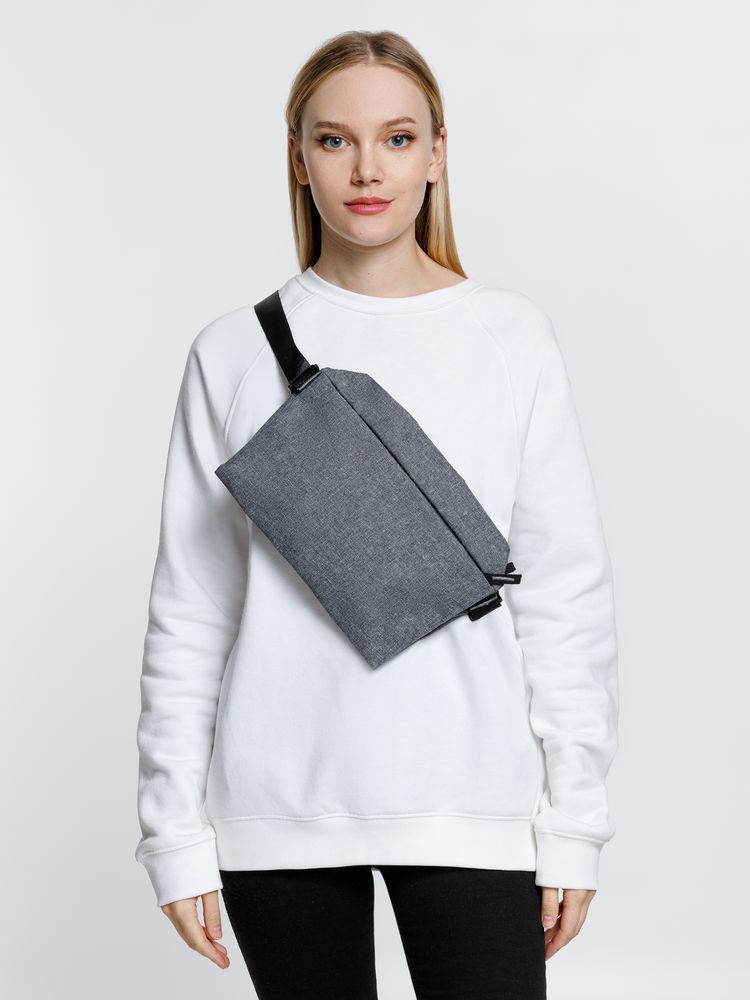 Поясная сумка Remark L, серая — изображение 12