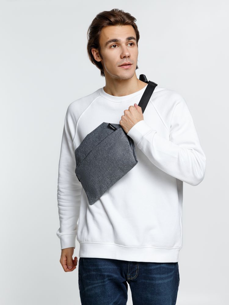 Поясная сумка Remark L, серая — изображение 14