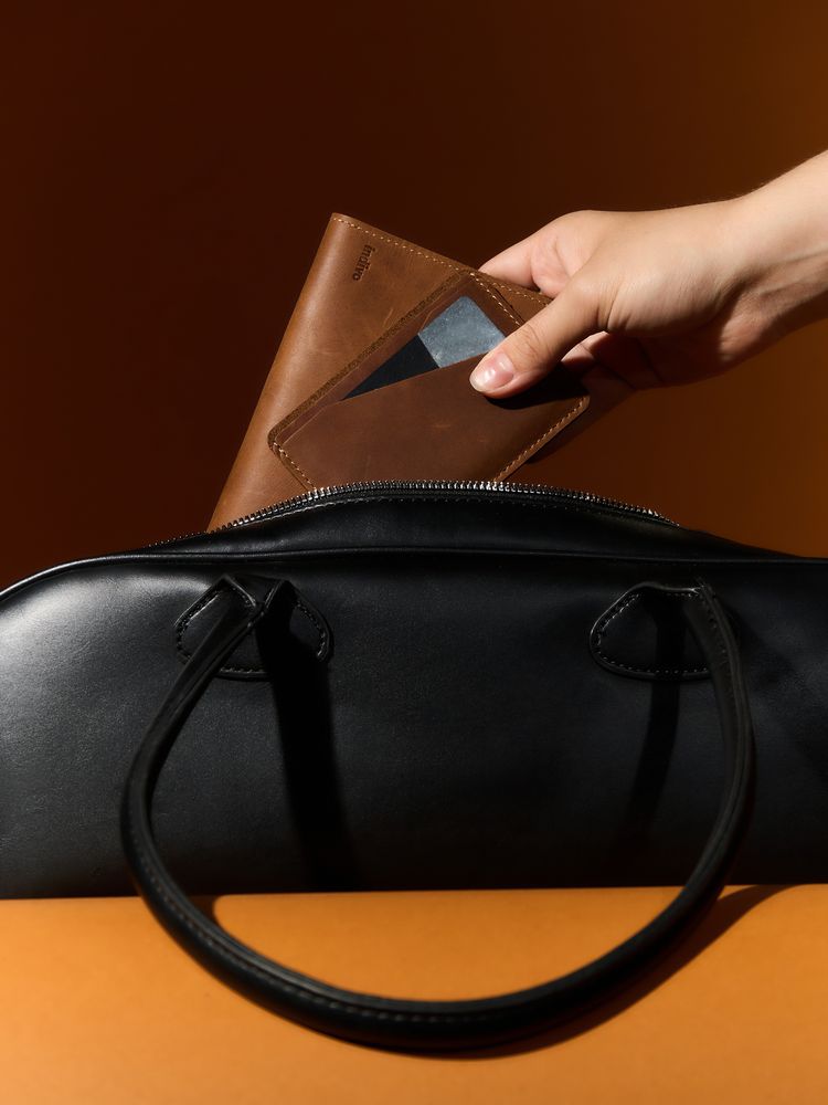 Обложка для паспорта inStream, коричневая — изображение 10