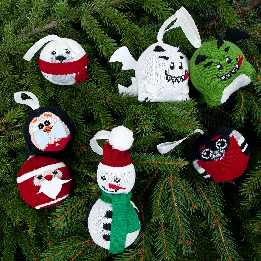 Елочный шар «Дракон», белый — изображение 8