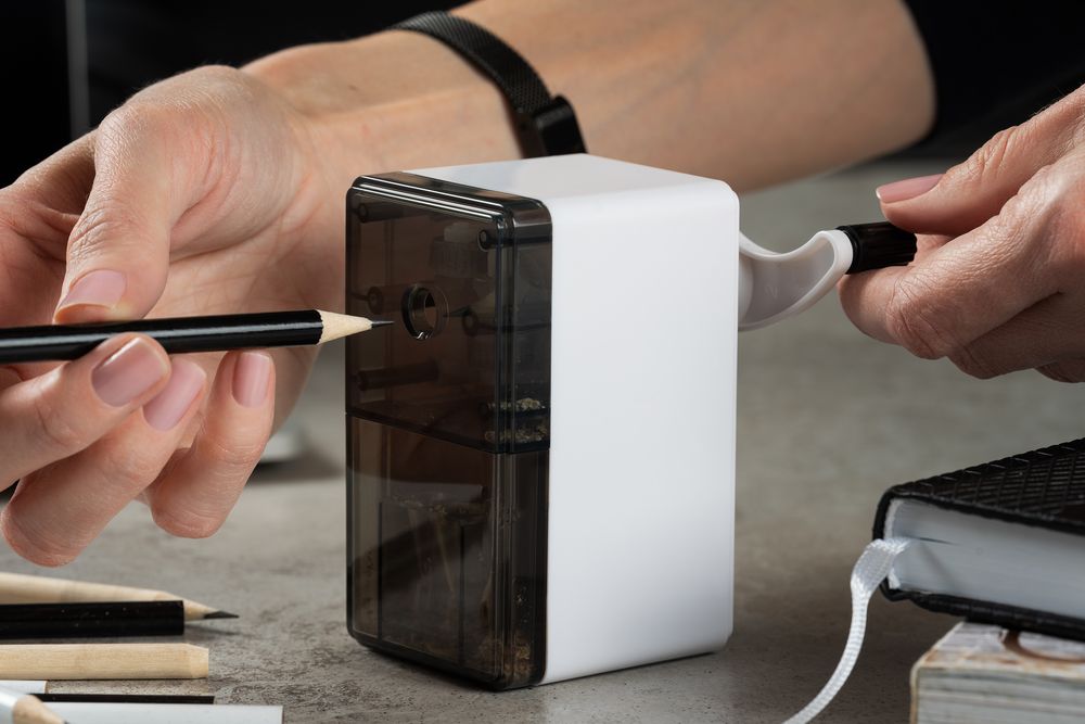 Механическая точилка для карандашей Griffel, белая — изображение 5