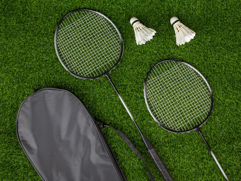 Набор для игры в бадминтон Gloucester, черно-серый — изображение 7