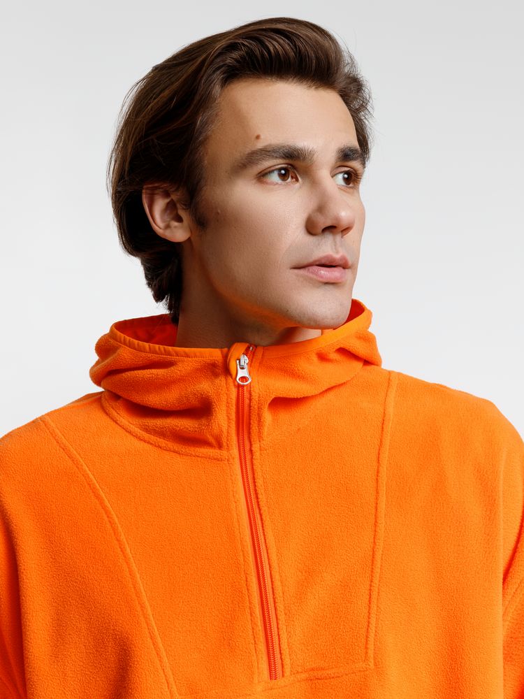 Анорак флисовый унисекс Fliska, оранжевый — изображение 10