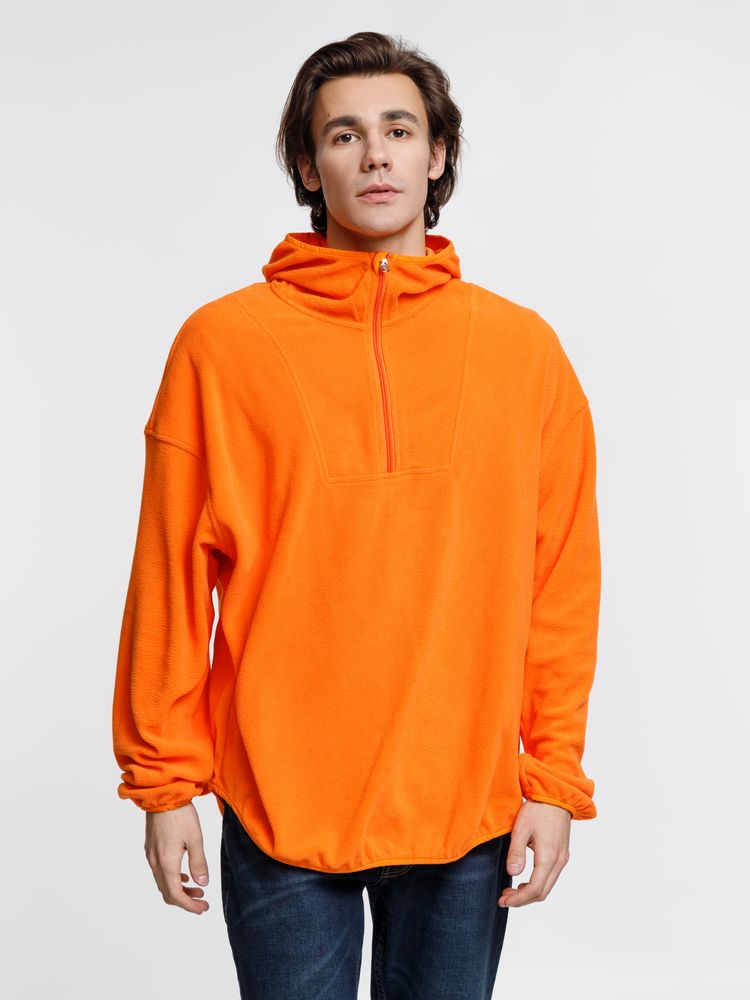 Анорак флисовый унисекс Fliska, оранжевый — изображение 7