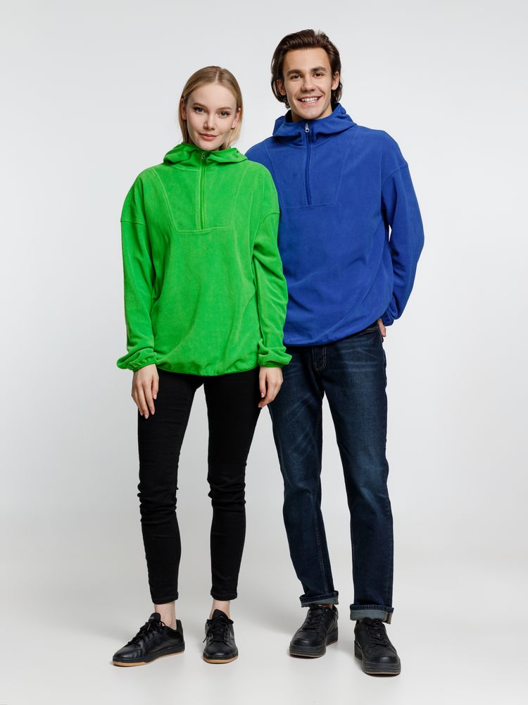 Анорак флисовый унисекс Fliska, ярко-синий — изображение 12