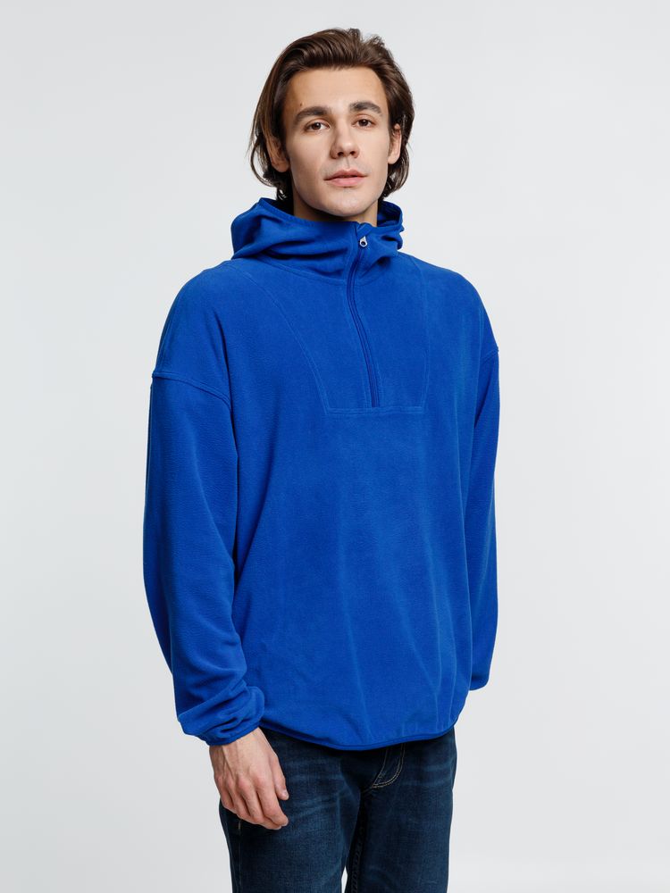 Анорак флисовый унисекс Fliska, ярко-синий — изображение 7