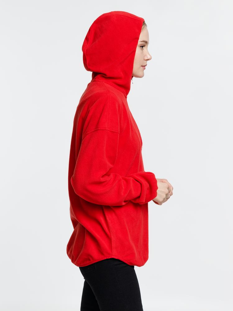 Анорак флисовый унисекс Fliska, красный — изображение 9