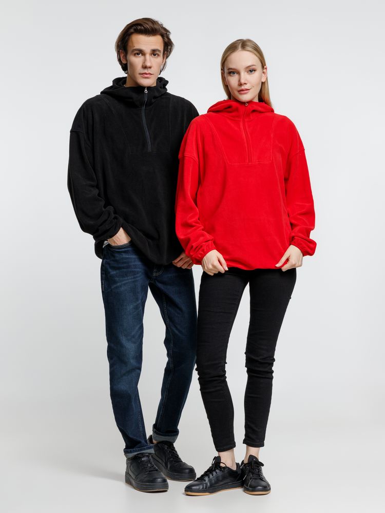 Анорак флисовый унисекс Fliska, красный — изображение 12