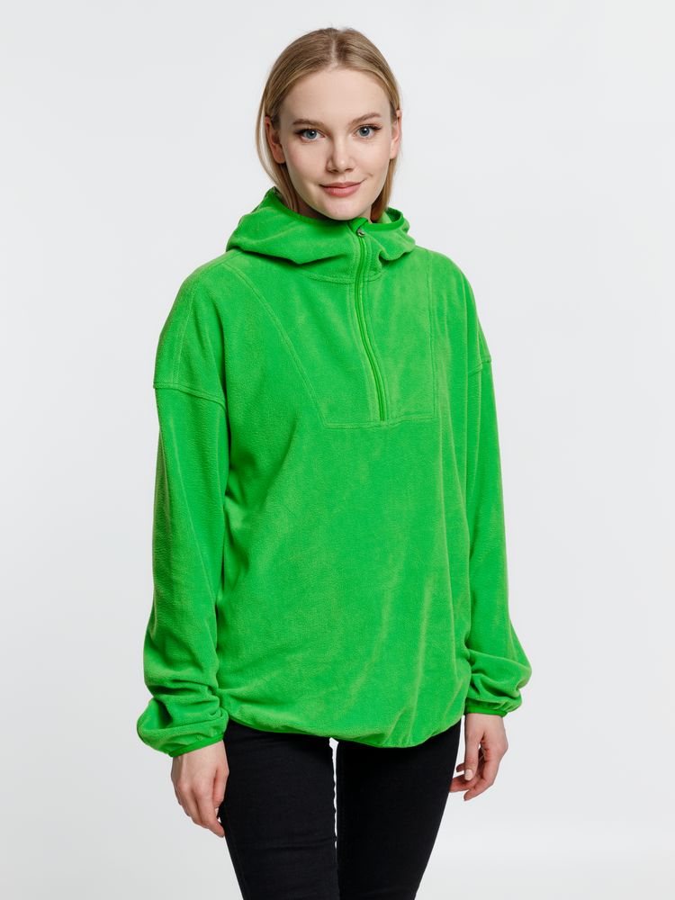 Анорак флисовый унисекс Fliska, зеленое яблоко — изображение 7