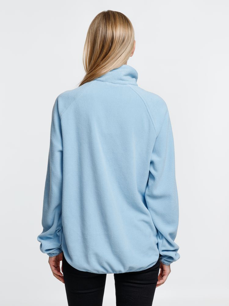 Куртка флисовая унисекс Fliska, голубая — изображение 9