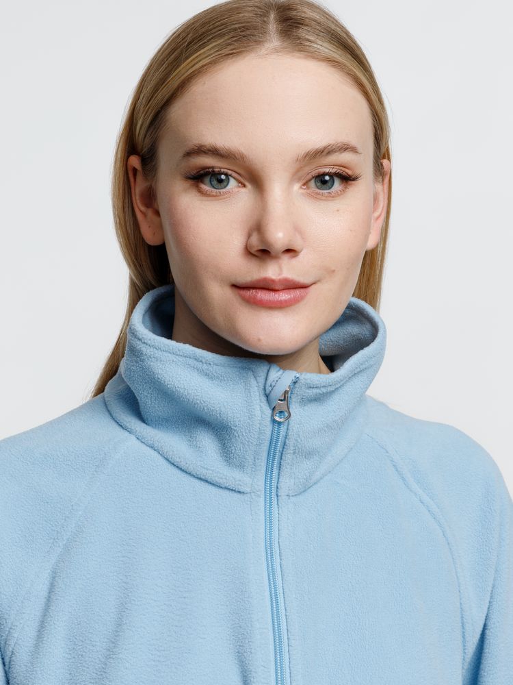 Куртка флисовая унисекс Fliska, голубая — изображение 10