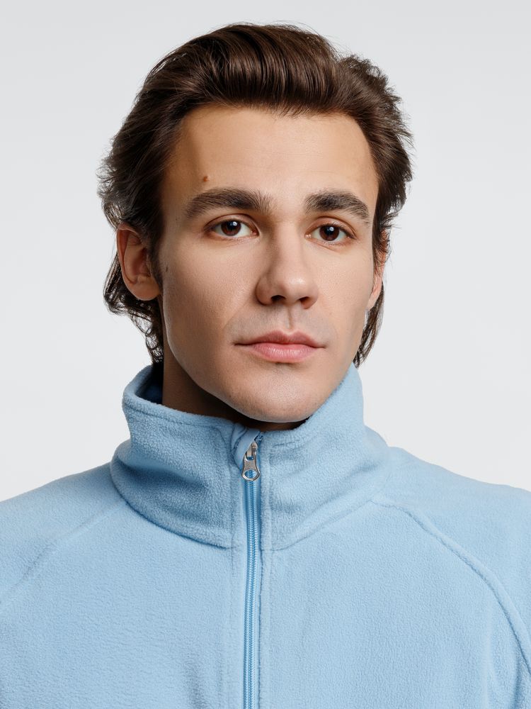 Куртка флисовая унисекс Fliska, голубая — изображение 14