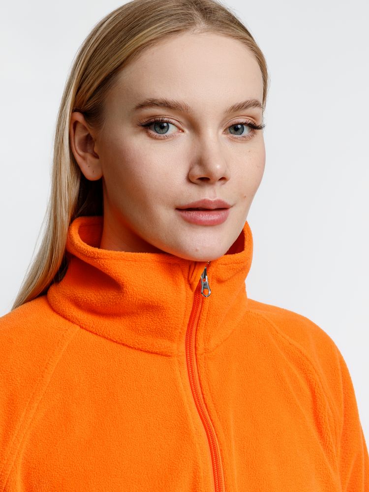 Куртка флисовая унисекс Fliska, оранжевая — изображение 15