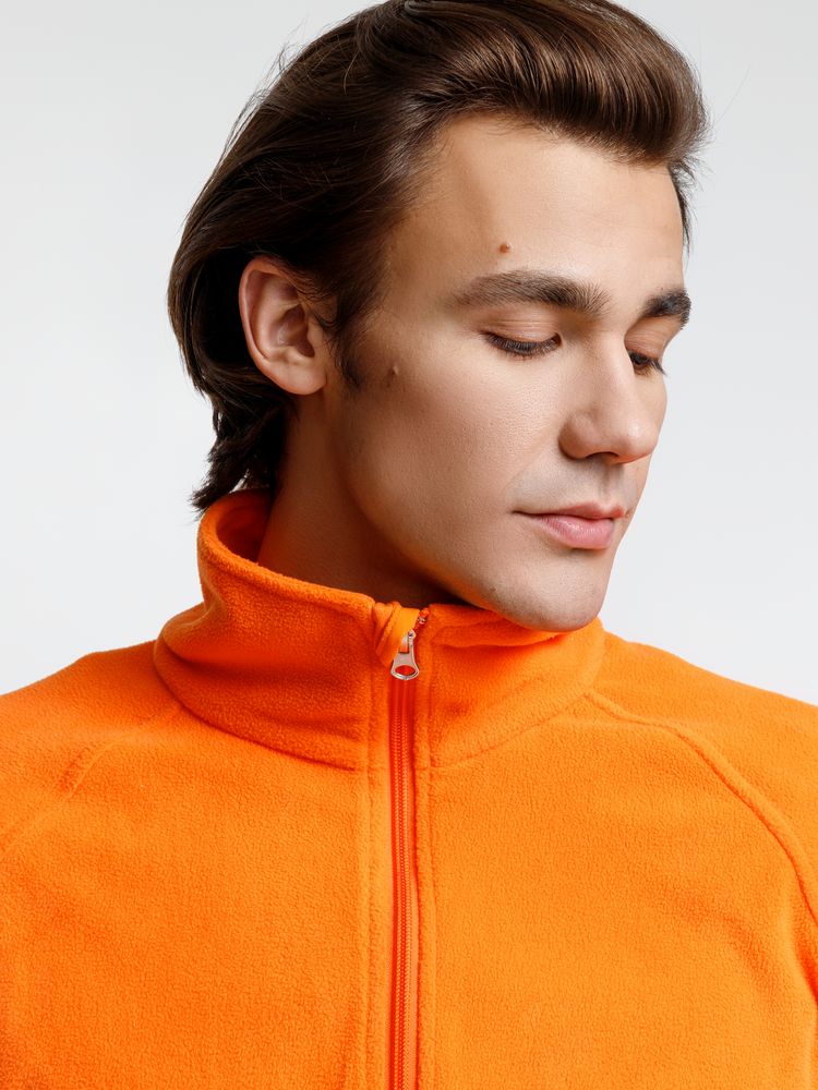 Куртка флисовая унисекс Fliska, оранжевая — изображение 10