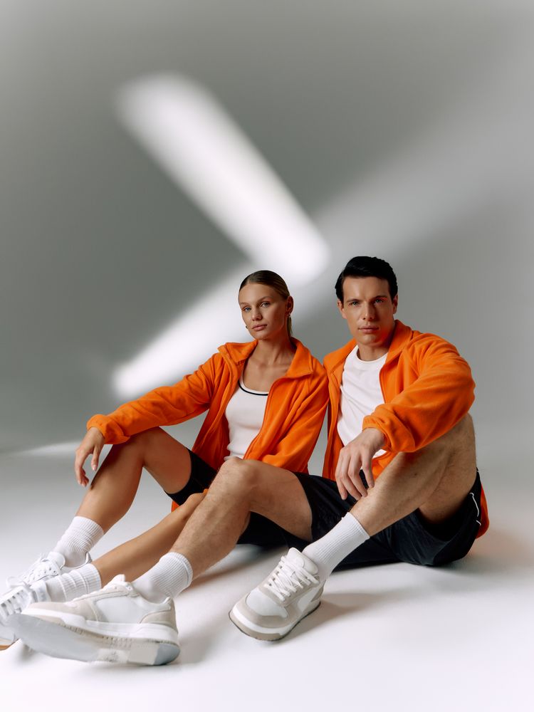 Куртка флисовая унисекс Fliska, оранжевая — изображение 19