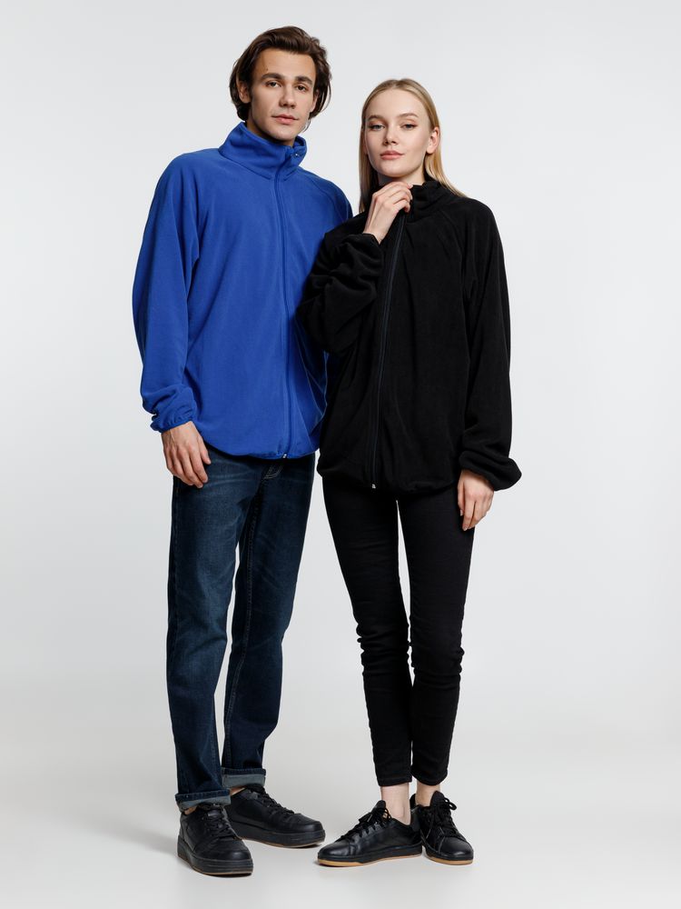 Куртка флисовая унисекс Fliska, черная — изображение 12