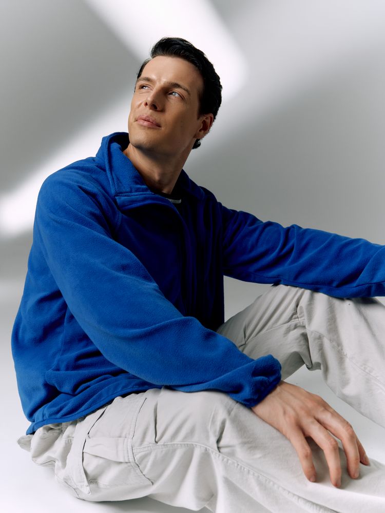 Куртка флисовая унисекс Fliska, ярко-синяя — изображение 13