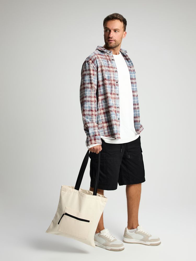 Сумка для покупок Stroll, неокрашенная с черным — изображение 13