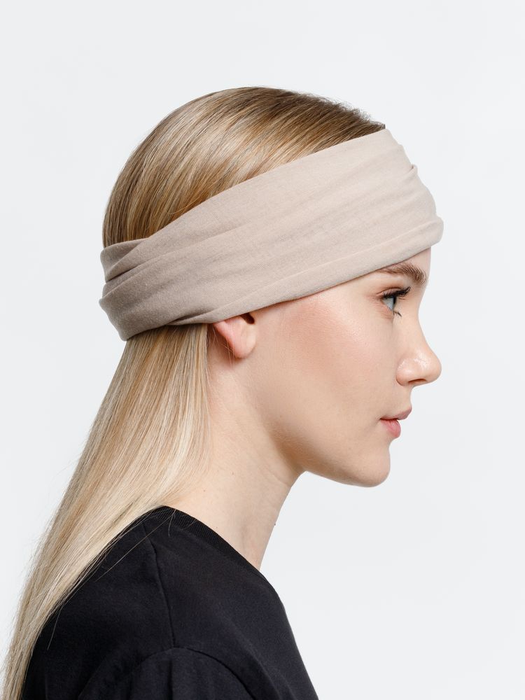 Многофункциональная бандана Dekko, бежевая — изображение 12