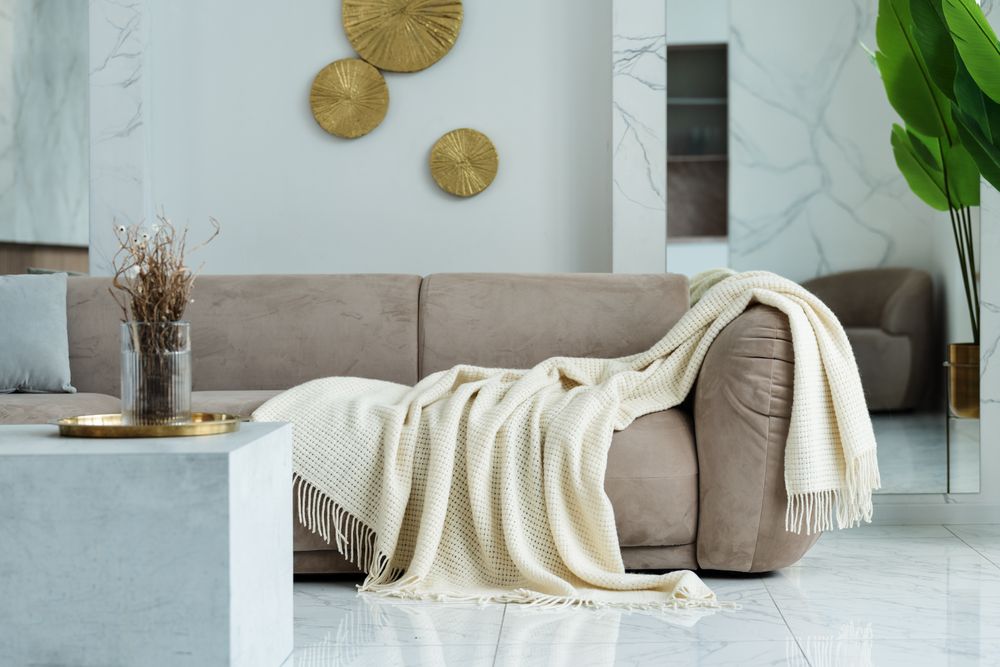 Плед «Онега XL», бежевый — изображение 8