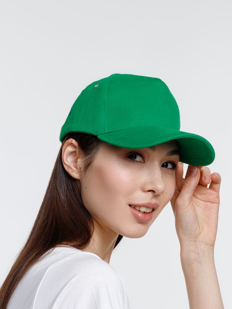 Бейсболка Standard, зеленая — изображение 9