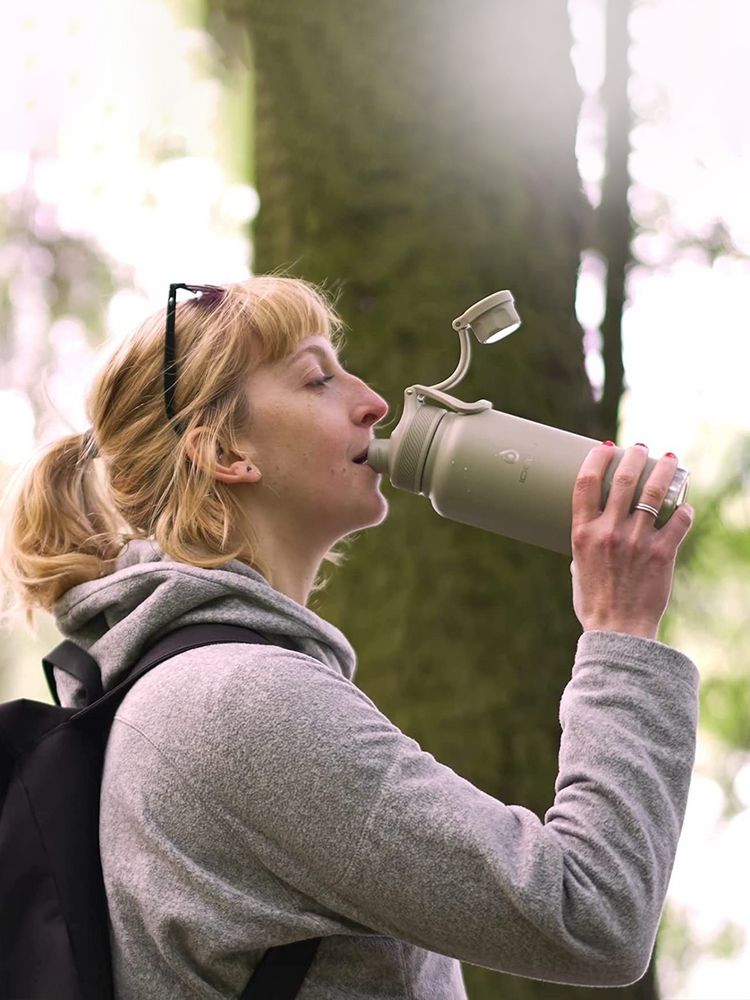 Термобутылка Fujisan XL 2.0, серая — изображение 14