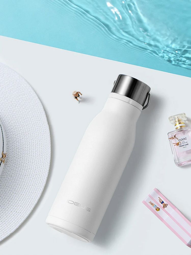 Термобутылка Tabenodo, белая — изображение 7