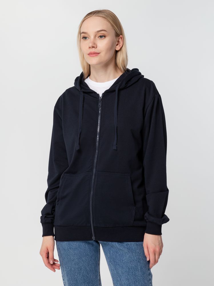 Толстовка на молнии с капюшоном Siverga 2.0, темно-синяя — изображение 12