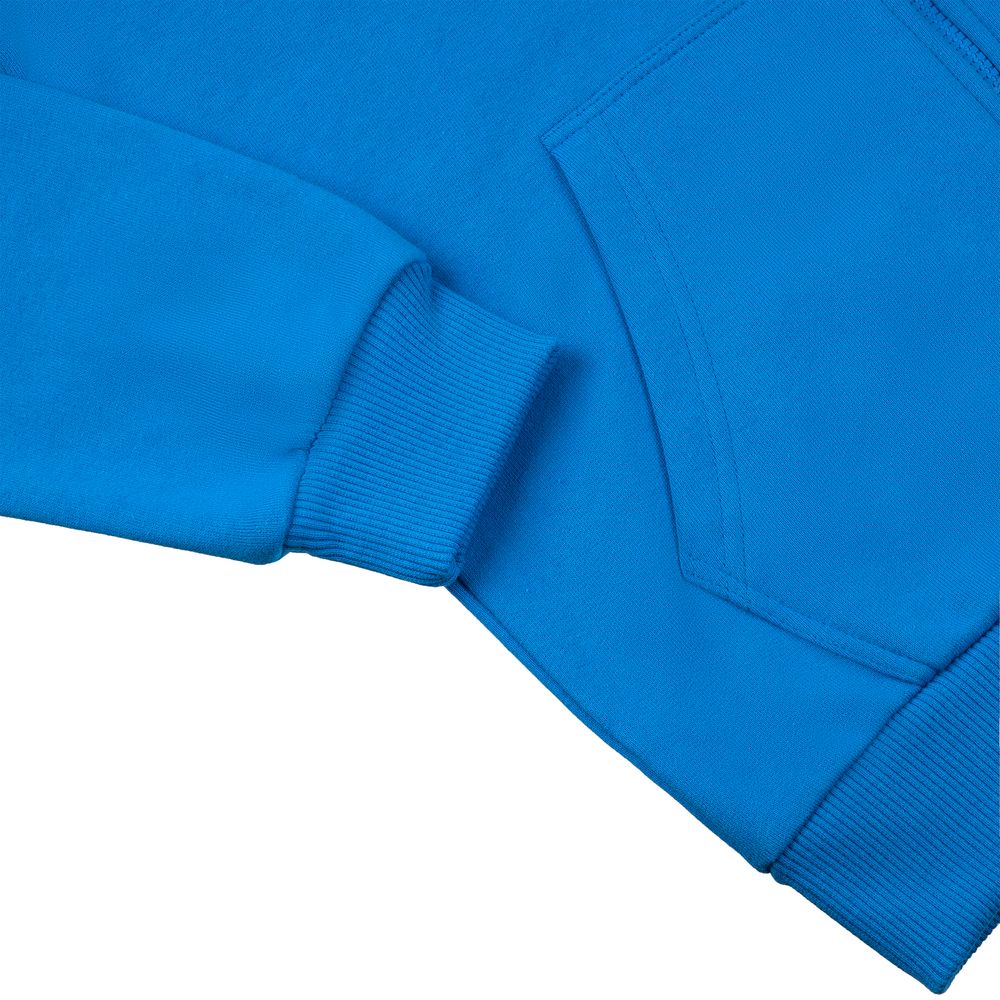 Толстовка на молнии с капюшоном Siverga Heavy 2.0, бирюзовая — изображение 4