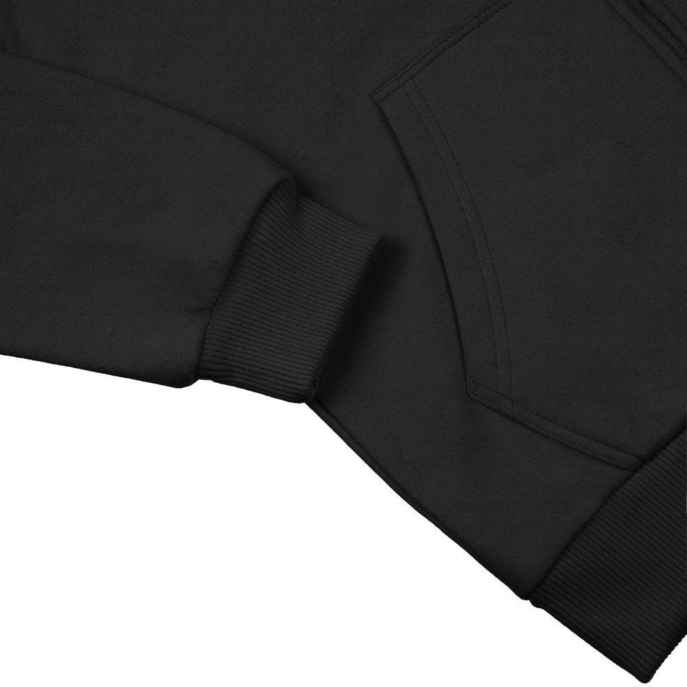 Толстовка на молнии с капюшоном Siverga Heavy 2.0, черная — изображение 4