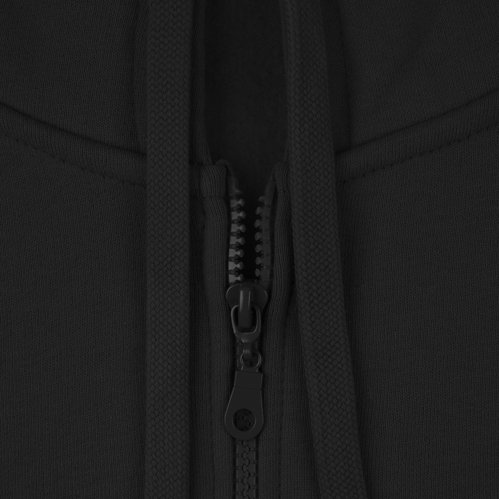 Толстовка на молнии с капюшоном Siverga Heavy 2.0, черная — изображение 5