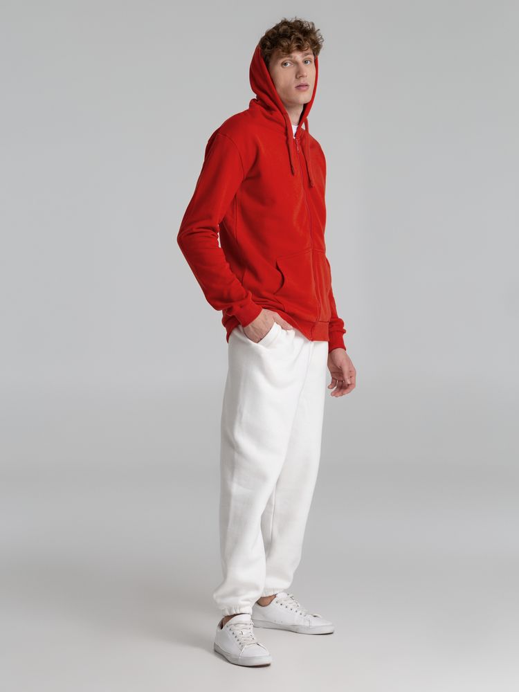 Толстовка на молнии с капюшоном Siverga Heavy 2.0, красная — изображение 10