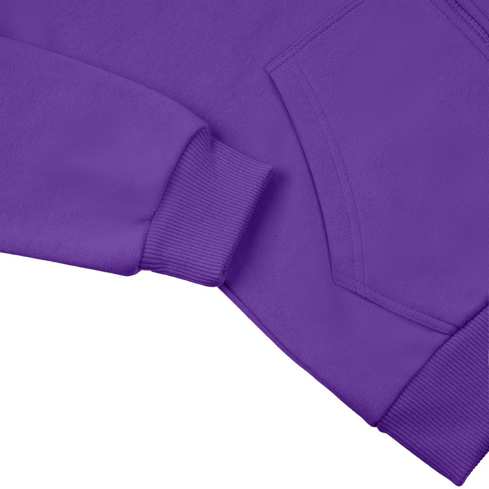 Толстовка на молнии с капюшоном Siverga Heavy 2.0, фиолетовая — изображение 4