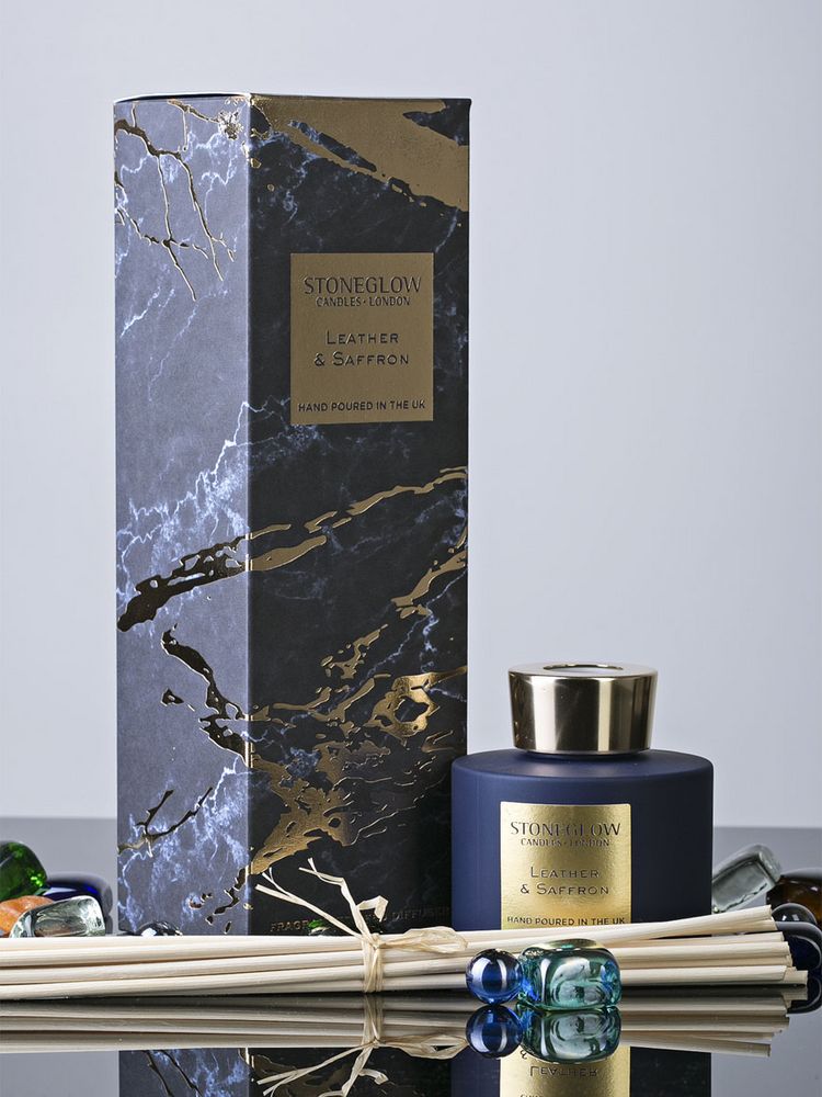 Диффузор Stoneglow Candles, древесина, кожа, шафран — изображение 5