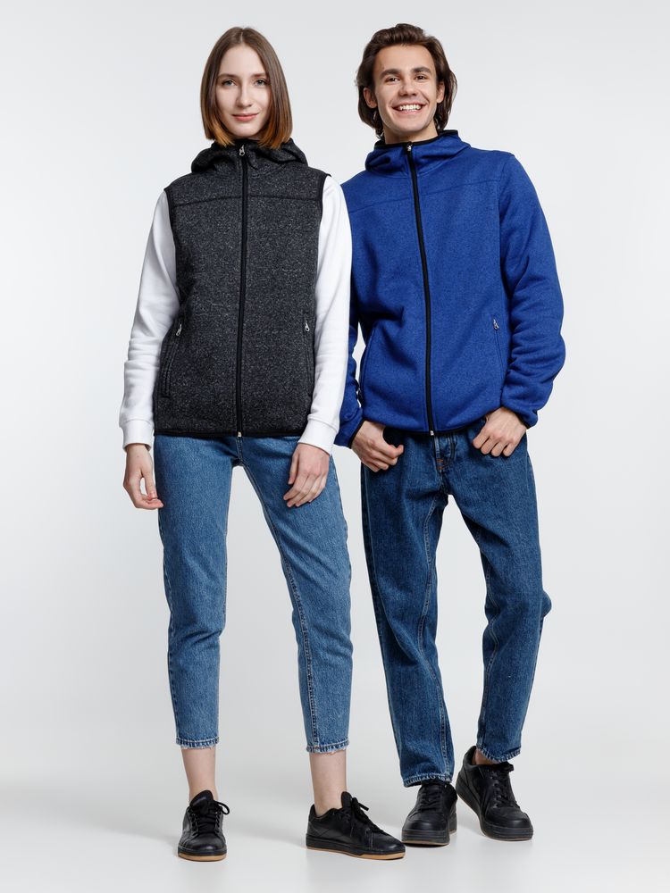 Жилет с капюшоном унисекс Gotland, черный — изображение 13